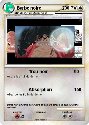 Pokemon Barbe noire