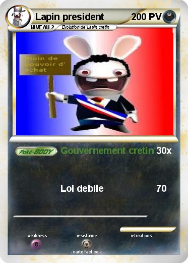 Pokemon Lapin president