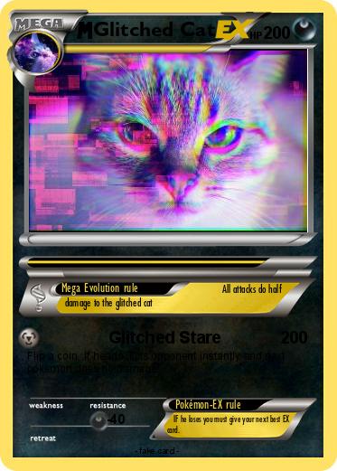Pokemon Glitched Cat