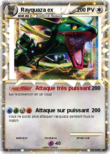 Pokemon Rayquaza ex