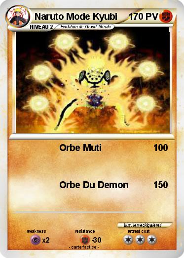 Pokemon Naruto Mode Kyubi