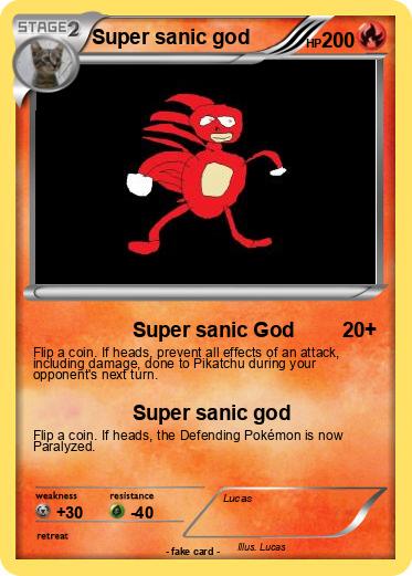 Pokemon Super sanic god