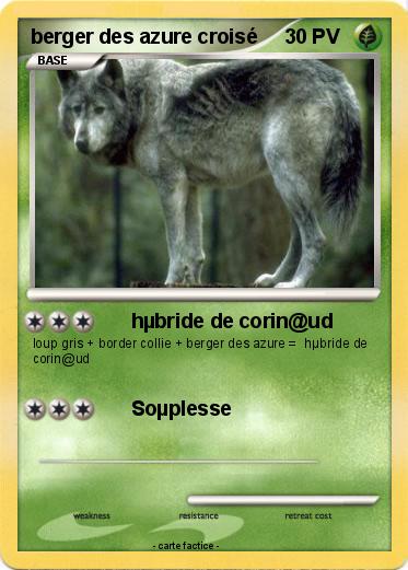 Pokemon berger des azure croisé