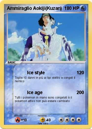 Pokemon Ammiraglio Aokiji(Kuzan)