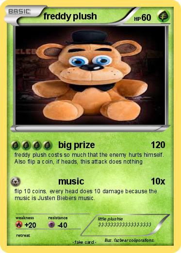 Pokemon freddy plush