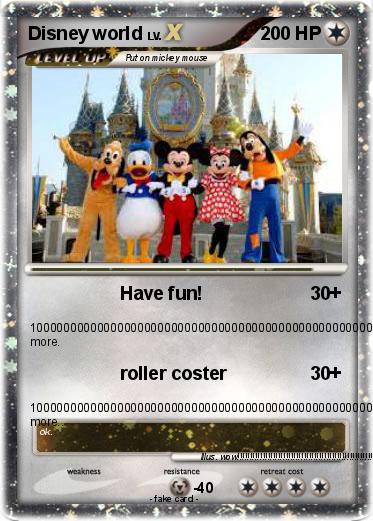 Pokemon Disney world