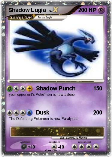 Pokemon Shadow Lugia