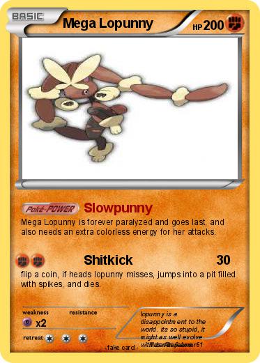 Pokemon Mega Lopunny
