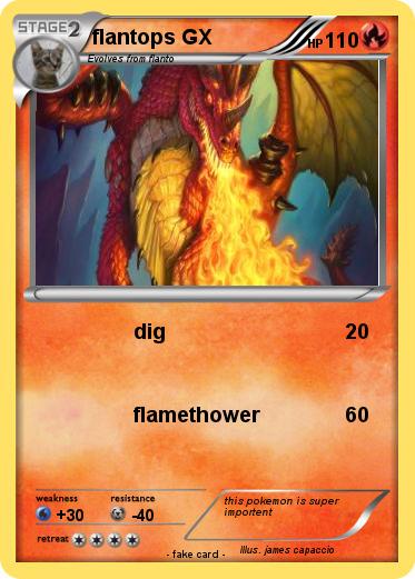 Pokemon flantops GX