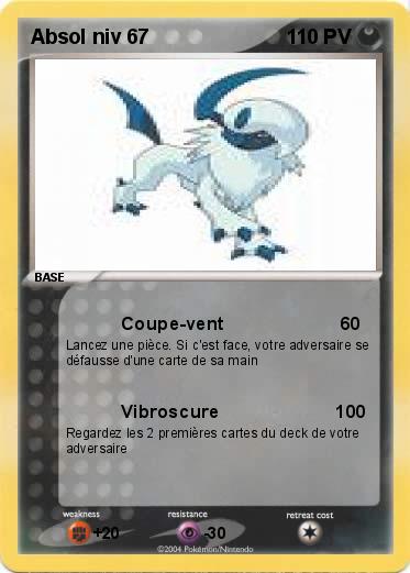 Pokemon Absol niv 67