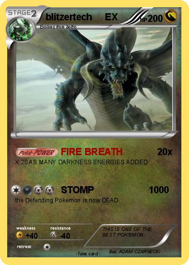 Pokemon blitzertech     EX