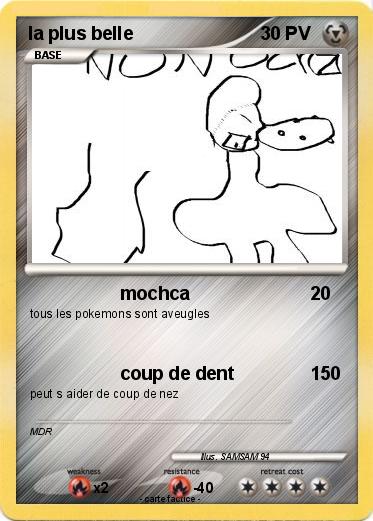 Pokemon la plus belle