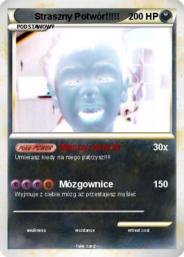 Pokemon Straszny Potwór!!!!!