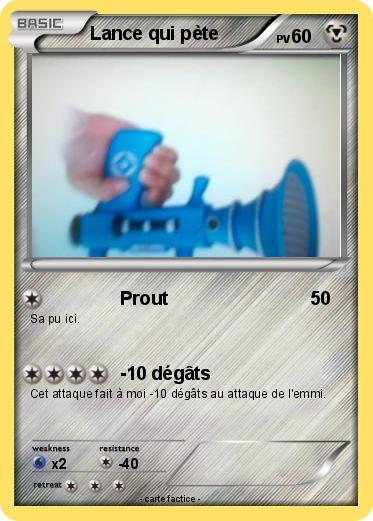 Pokemon Lance qui pète