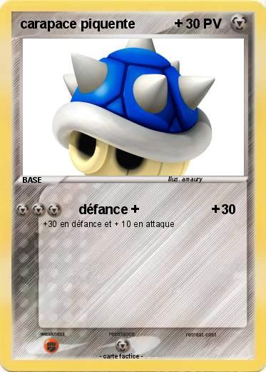 Pokemon carapace piquente           +