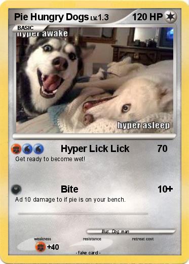 Pokemon Pie Hungry Dogs