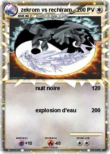 Pokemon zekrom vs rechiram