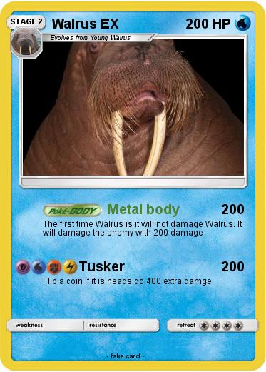 Pokemon Walrus EX