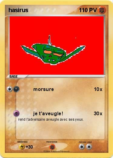 Pokemon hasirus