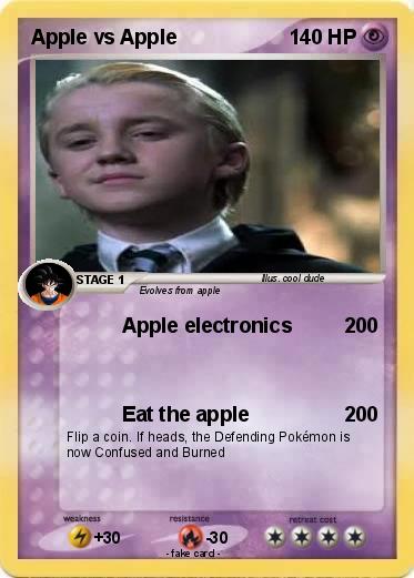 Pokemon Apple vs Apple