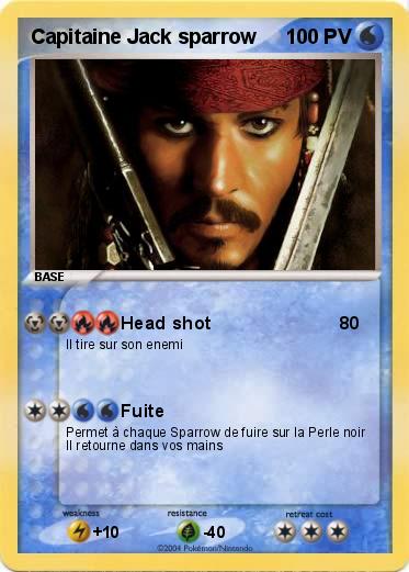 Pokemon Capitaine Jack sparrow