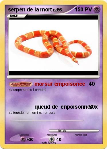 Pokemon serpen de la mort