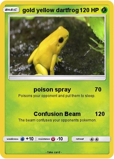 Pokemon gold yellow dartfrog