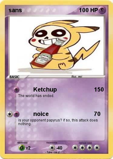 Pokemon sans