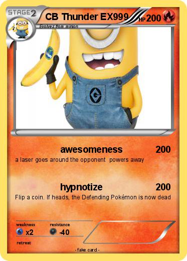 Pokemon CB Thunder EX999