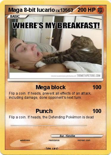 Pokemon Maga 8-bit lucario