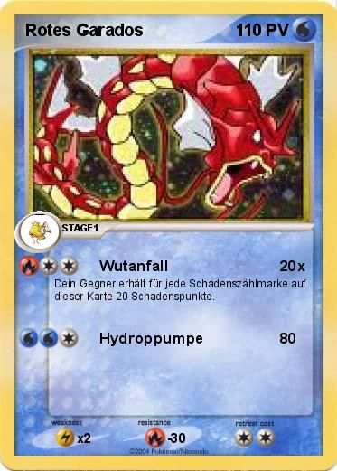 Pokemon Rotes Garados