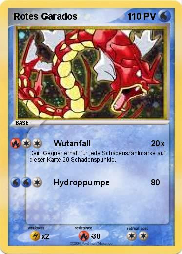 Pokemon Rotes Garados
