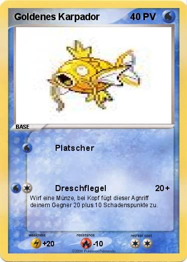 Pokemon Goldenes Karpador