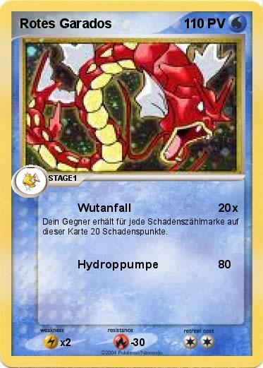 Pokemon Rotes Garados