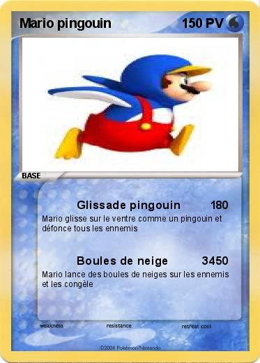 Pokemon Mario pingouin