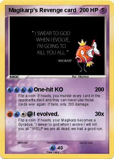 Pokemon Magikarp's Revenge card