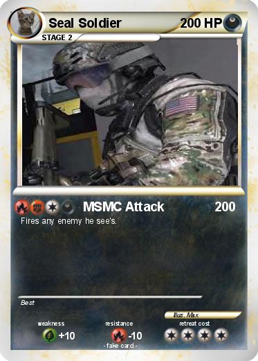 Pokemon Seal Soldier