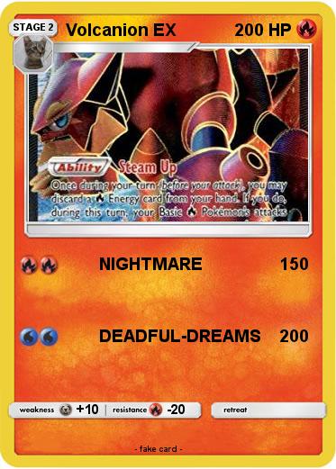 Pokemon Volcanion EX