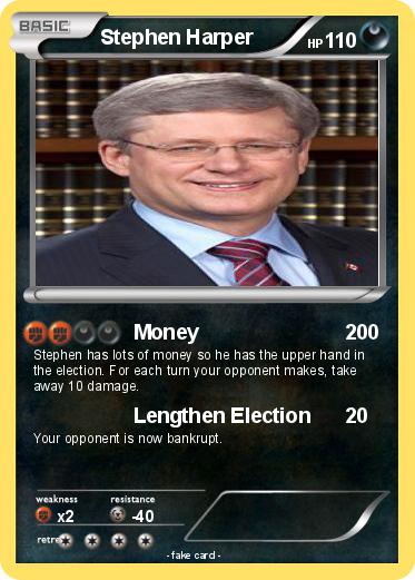 Pokemon Stephen Harper
