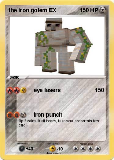 Pokemon the iron golem EX