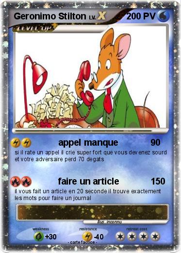 Pokemon Geronimo Stilton