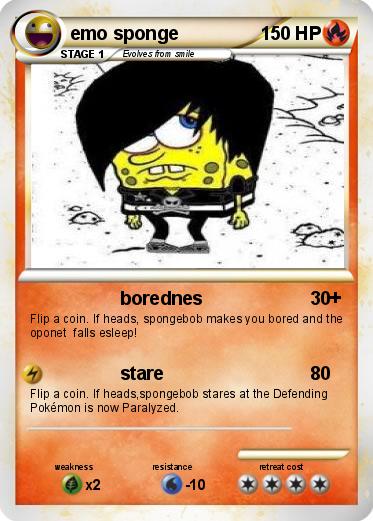 Pokemon emo sponge