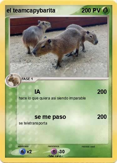 Pokemon el teamcapybarita