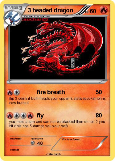Pokemon 3 headed dragon