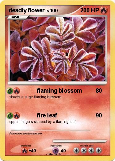 Pokemon deadly flower