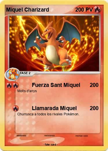 Pokemon Miquel Charizard