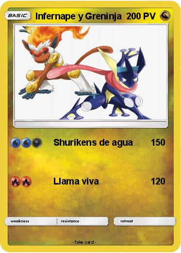 Pokemon Infernape y Greninja