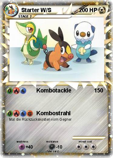 Pokemon Starter W/S