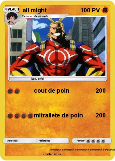 Pokemon all might