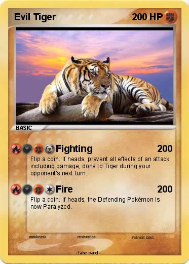 Pokemon Evil Tiger